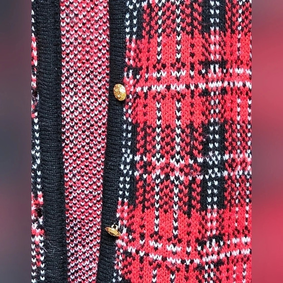 Crystal-Kobe Button Up Thick Sweater Sz L - Picture 2 of 8